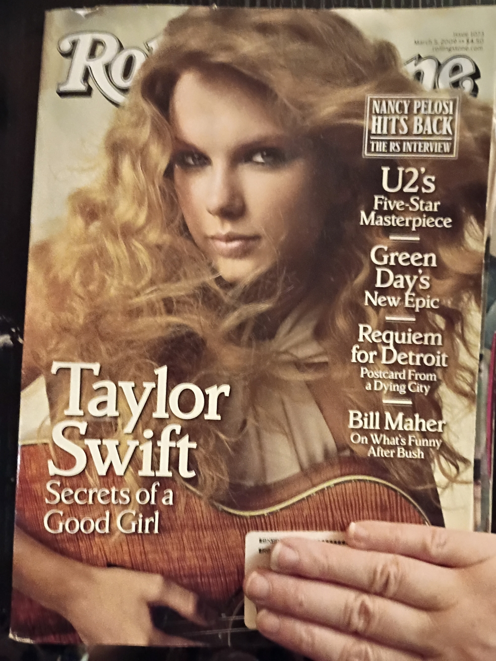 Taylor Swift Rolling Stone Magazine 2009 Issue
